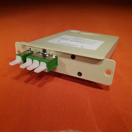 Lgx splitter module, 1x3, 10:10:80, three wl 1310/1490/1550nm (+/- 40nm), e2000/apc