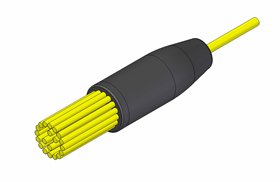 Conectorizado 1 mpo a 10 lc uniboot h/20 f.o. sm yellow (no incluye los conectores de fibra optica)